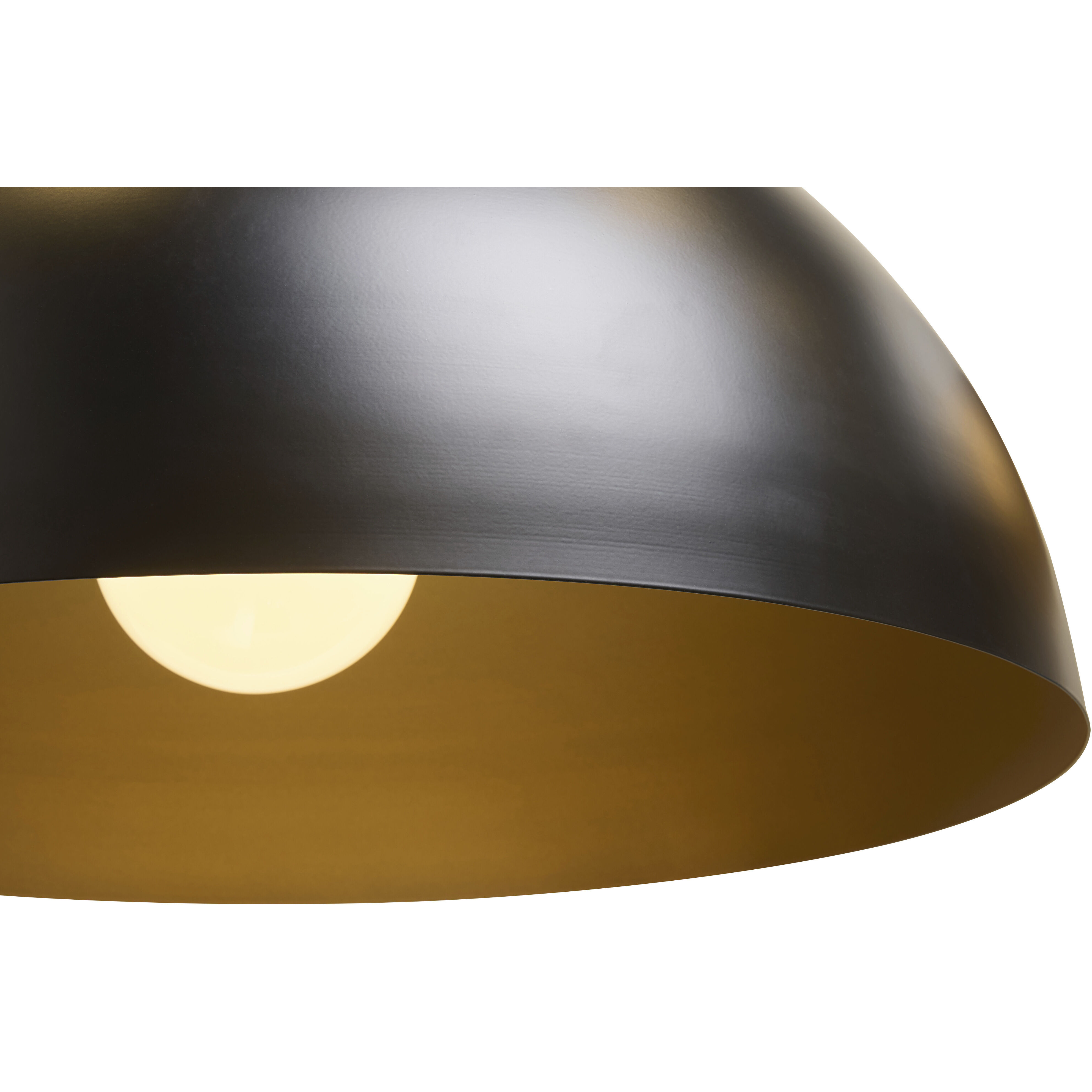 Lohn LED Matte Black Pendant Ceiling Light